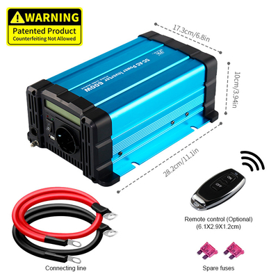 600w 1000w 1000w 1500w 2000w 3000w 4000w 12v 24v 48v dc ac 110v 120v 220v 230v off grid pure sine wave solar inverter 35.1*24*11cm