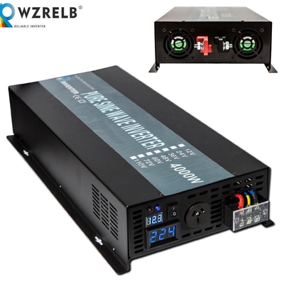 4000W 4kw 12v dc to 230v 240v ac off grid power single phase pure sine wave inverter with LED display 550*240*95mm